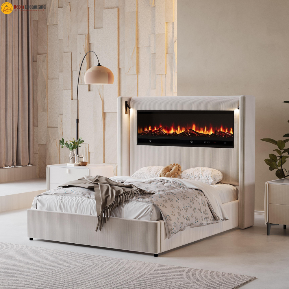 4 🛏️ Model No. 4414-1 — Smart Bed with USB/Type-C Charging & Reading Light - Image 1