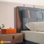 1039# – Premium Fabric Bed Frame Material: Fabric + Wooden Structure + Foam + Slat - Image 5