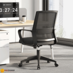 🪑 2506-B Ergonomic Office Chair | Black  Modern Comfort • Breathable Design • Reliable Performance - Image 2