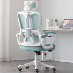 🪑 888 Ergonomic Mesh Office Chair with Headrest & Footrest – Reclining Back, 2D Armrests - Image 2