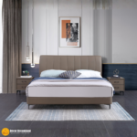 6612# Premium Bed Frame – Leather/PU Upholstery + Solid Wooden Structure - Image 3
