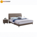 6612# Premium Bed Frame – Leather/PU Upholstery + Solid Wooden Structure - Image 2