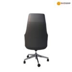 1801 A White – Premium Executive Office Chair  Skin-Feel Simulated Leather / Optional Cowhide | Curved Board | Molded Foam | 3-Speed Lock Mechanism - Image 3