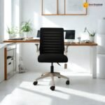 🪑 309 Ergonomic Mesh Office Chair with Headrest & 2D Armrests – Black Mesh Executive Task Chair - Image 5