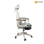 🪑 888 Ergonomic Mesh Office Chair with Headrest & Footrest – Reclining Back, 2D Armrests - Image 6