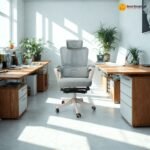 🪑 888 Ergonomic Mesh Office Chair with Headrest & Footrest – Reclining Back, 2D Armrests - Image 8