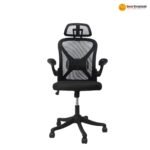 🪑 Office Chair OC-B1003 – Ergonomic Mesh Office Chair with Flip-Up Arms & Adjustable Height - Image 2