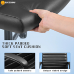 🪑 OC-B1009 Ergonomic Office Chair | Premium Leather Finish  Professional Comfort • Strong Mechanism • Executive Seating - Image 6