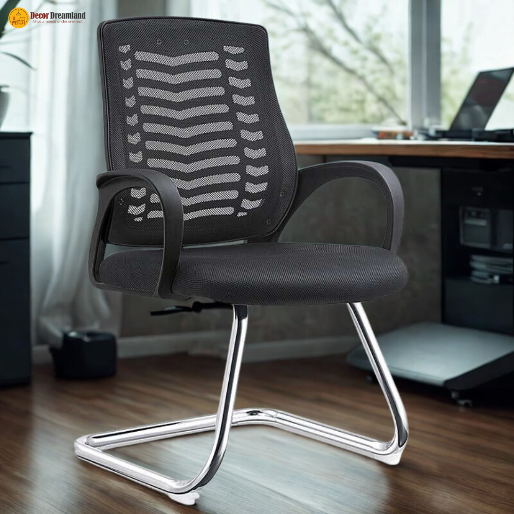 1 🪑 MC 056 D Modern Ergonomic Office Chair | Black Finish for Everyday Professional Comfort - Image 1