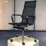 🪑 RS-001A SLEEK NET Ergonomic Office Chair | Aluminum Base  Minimal Design • Breathable Comfort • Premium Stability - Image 6