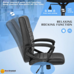 🪑 OC-B1009 Ergonomic Office Chair | Premium Leather Finish  Professional Comfort • Strong Mechanism • Executive Seating - Image 5