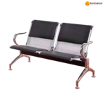 B02-A Black Heavy-Duty Steel Beam Seating Chair  Heavy-Duty Steel • Solid PP Support • Commercial Grade Seating - Image 11