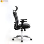 🪑 966H Ergonomic Office Chair | Black  Advanced Support • Adjustable Comfort • Professional Office Seating - Image 4