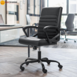 🪑 OC-B1009 Ergonomic Office Chair | Premium Leather Finish  Professional Comfort • Strong Mechanism • Executive Seating - Image 3