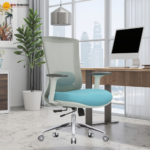 🪑 SH-02-3LB Ergonomic Office Chair | Fabric & Mesh Seating  Comfort Focused • Breathable Design • Everyday Office Performance
