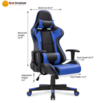 🪑 GC-1001-1 Executive Office Chair | Blue PU Leather | 2D Adjustable Arms  Modern Design • Premium Comfort • Strong Build - Image 2