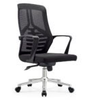 🪑 717B Ergonomic Office Chair | Grey Mesh  Professional Comfort • Heavy-Duty Build • Reliable Performance - Image 2