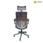 🪑 313A Ergonomic Office Chair | Grey Mesh  Modern Design • Everyday Comfort • Durable Construction - Image 3