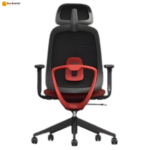 🪑 XS01 Ergonomic Office Chair | Full Black & Black Mesh with Foam Seat & Nylon Base  Sleek Look • Breathable Comfort • Durable Office Seating - Image 2