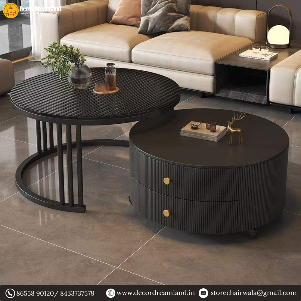 1 ☕ Model 11# Luxury Nesting Coffee Table Set Minimalist Elegance • Space-Saving Versatility • Premium Craftsmanship - Image 1