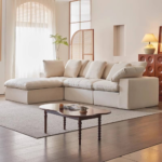 🛋️ SF-4 Italian Minimalist Compressed Sofa Set | Plush Fabric Series Italian Architectural Style • Vacuum Compression Technology • 4-Seater Luxury - Image 5