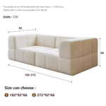 🛋️ SF-6 Luxury Compression Sofa Cum Bed | Vacuum Packed Series Space-Saving Innovation • High-Resilience Comfort • Dual-Purpose Functionality - Image 6
