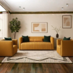 Model DD-311 Tufted Sofa Series | Chrome Yellow Edition Mid-Century Modern Flair • High-Traffic Durability • Bold Statement Design