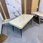 🍽️ DT-092 Dining Table | Wooden Top with Metal Frame  Modern Design| 4 Seater • Strong Structure • Perfect for Family Dining - Image 5