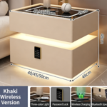 🛏️ A15 Smart Bedside Table | Wireless Charging & Bluetooth Audio  Advanced Features • Smart Technology • Modern Bedroom Furniture - Image 2