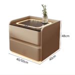🛏️ A18 Smart Bedside Table | Wireless Charging, Bluetooth Audio & Password Lock  Advanced Features • Smart Convenience • Premium Bedroom Furniture - Image 5