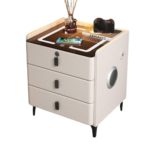 🛋 A01 Smart Bedside Table | Wireless Charger & Bluetooth Speaker  Smart Features • Modern Design • Multi-Function Convenience - Image 2
