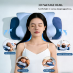 🌙 PL-1 Ergonomic Memory Foam Neck Pillow | Orthopedic Comfort Series Cervical Support • High-Density Memory Foam • All-Sleeper Versatility - Image 6