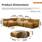 🛋️ SF-5 Wayon L-Shape Sofa Bed | High-Density Foam Series Modular L-Shape Design • Dual-Armrest Comfort • Integrated Sleeping Surface - Image 4