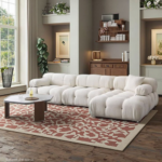 🛋️ SF-7 Modern Tufted Modular Sectional Sofa | Microfiber Series Classic Tufted Artistry • Modular Flexibility • High-Performance Microfiber