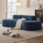 🛋️ Model SF-9 Special-Shaped Cashew Sectional Sofa | Modern Lazy Series Avant-Garde "Cashew" Silhouette • Deep Lounge Comfort • Seamless Modular Design - Image 3