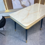 🍽️ DT-092 Dining Table | Wooden Top with Metal Frame  Modern Design| 4 Seater • Strong Structure • Perfect for Family Dining - Image 4