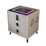 🛏️ A22 Smart Bedside Table | Wireless Charging, Bluetooth Audio & Password Lock Advanced Features • Smart Convenience • Premium Bedroom Furniture - Image 2
