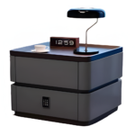 🛏️ A35 Smart Bedside Table | Khaki Edition | Wireless Charging & Combination Lock Sophisticated Khaki Finish • Smart Convenience • Premium Bedroom Furniture - Image 2