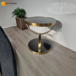 ☕ 08# Smart Side Table | Brushed Stainless Steel Slab Architectural Elegance • Minimalist Geometry • Premium Metal Craftsmanship - Image 3