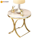 ☕ 09# Premium Side Table | Ø50 Stainless Steel Slab Architectural Elegance • Minimalist Geometry • High-End Metal Craftsmanship - Image 3