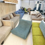 🛋️ Model SF-13 Caterpillar Lazy Sofa | Modern Modular Series Iconic Ergonomic Silhouette • Space-Saving Logistics • Premium Chenille Texture - Image 5