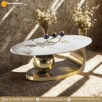 Model 206# Modern Center Coffee Table Contemporary Minimalist • Spacious Tabletop • Durable Craftsmanship