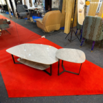 Model M133 Luxury Slate Center Table | Natural Slate Top with Iron Base  Premium Design • Strong Structure • Modern Living Room Table - Image 2