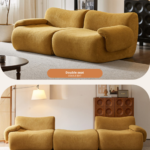 🛋️ SF-5 Wayon L-Shape Sofa Bed | High-Density Foam Series Modular L-Shape Design • Dual-Armrest Comfort • Integrated Sleeping Surface - Image 2