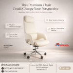 Model AD-039HB High-Back Executive Chair | Apricot Edition Plush Ergonomics • Breathable 5D Mesh • Mirror-Finish Chrome Base - Image 3