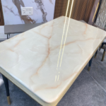 🍽️ DT-092 Dining Table | Wooden Top with Metal Frame  Modern Design| 6 Seater • Strong Structure • Perfect for Family Dining (Copy)