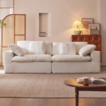 🛋️ SF-4 Italian Minimalist Compressed Sofa Set | Plush Fabric Series Italian Architectural Style • Vacuum Compression Technology • 4-Seater Luxury