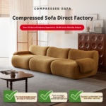 🛋️ SF-5 Wayon L-Shape Sofa Bed | High-Density Foam Series Modular L-Shape Design • Dual-Armrest Comfort • Integrated Sleeping Surface