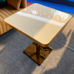 🍽️ DT-22 Luxury Onyx Marble Dining Table | Metallic Series Genuine Onyx Marble • Architectural PVD Base • High-Gloss Sophistication - Image 4