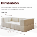 🛋️ SF-6 Luxury Compression Sofa Cum Bed | Vacuum Packed Series Space-Saving Innovation • High-Resilience Comfort • Dual-Purpose Functionality - Image 2